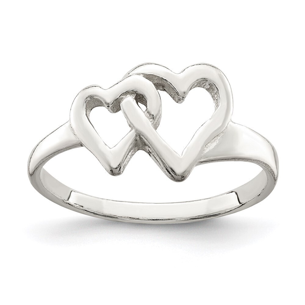 Kazi Luxury Sterling Silver Heart Ring